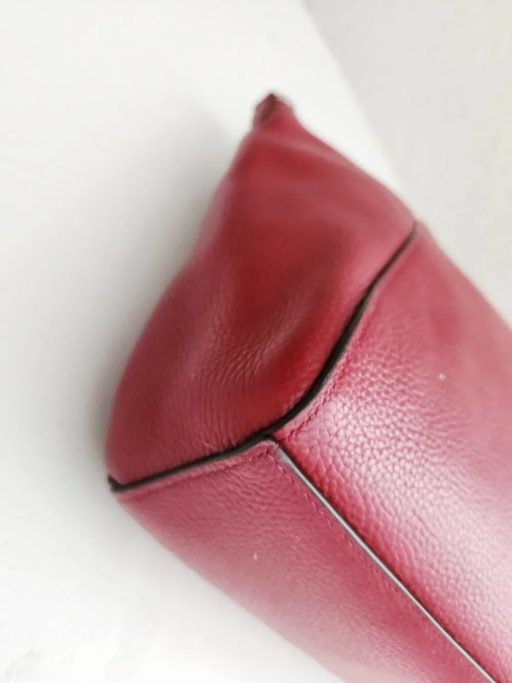 Like New Coach Prairie Deep Red Leather Shoulder Bag Purse